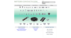 Desktop Screenshot of battery-contacts.com