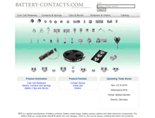Tablet Screenshot of battery-contacts.com